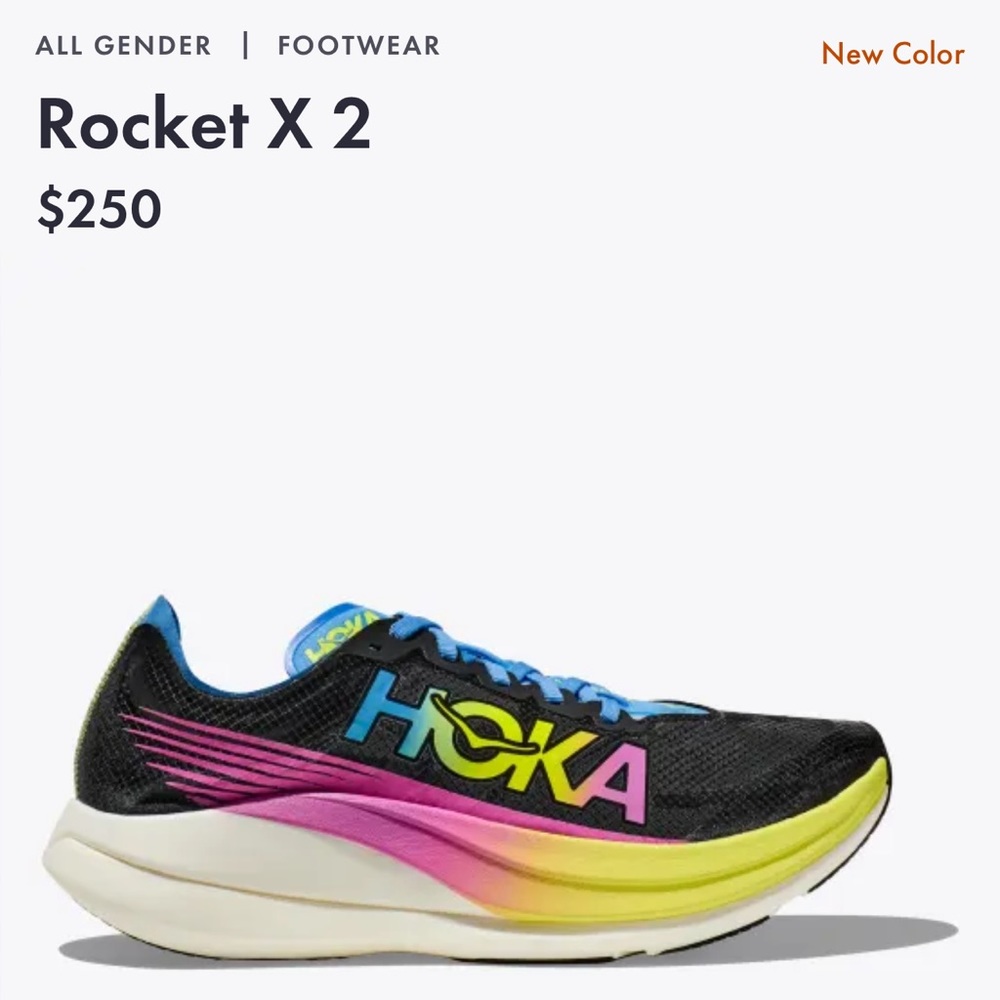 HOKA rocket X2 fresh out of box!